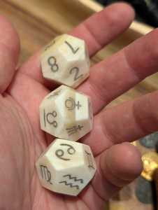 Handmade Bone Polyhedral <b>Dice</b> 7-Piece <b>Set</b> Durable Eco-Friendly for RPG Board Games Tradebyd - Product Image 1