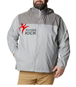 Men's Breathable Waterproof Jackets Raincoat Retro Neon Windbreakers With Hood Men Rain Wear <b>Light</b> Rain Jacket - Product Image 1