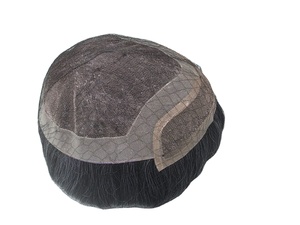 Peluca de pelo Remy de alta calidad para hombre más vendida, tupé de encaje HD transparente, pelo Taz, diseño de encaje frontal Mono de Bangladesh - Product Image 3