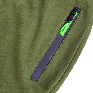 Shorts de survêtement pour hommes pas chers 100% coton toile unie décontracté séchage rapide respirant coupe-vent taille haute cordon de serrage logo personnalisé été - Product Image 3