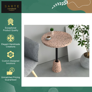 Fournisseur en gros de haute qualité vendant des plateaux de table en terrazzo modernes et écologiques fabriqués en Inde pour les cafés/hôtels/maisons de luxe - Product Image 3