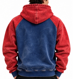 Sudadera con Capucha para Hombre, Estilo Urbano, Cómoda para Actividades al Aire Libre, Colores Frescos, Manga Raglán, Diseño con Letras - Product Image 2