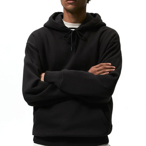 Sudaderas con capucha de invierno de algodón prémium para hombre, talla grande, con cremallera, estilo hip hop, 400g, personalizadas, OEM, al por mayor - Product Image 3
