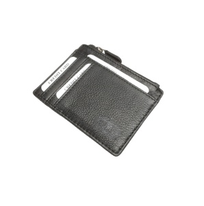 Cartera de Cuero para Tarjetas de Crédito, Débito, Identificación, Metro, con Protección RFID, Monedero Pequeño y Delgado con Cremallera, Unisex 2026 - Product Image 1