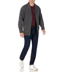 Jeans en denim slim fit pour homme, couleur marine, personnalisés, pour un style décontracté, streetwear, usage quotidien et vêtements de mode sur mesure - Product Image 3