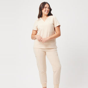 Tenues d'infirmiers pour hommes, couleur unie personnalisable, nouvelle collection, tissu épais, multi-poches, prix usine, uniformes de travail tendance - Product Image 1