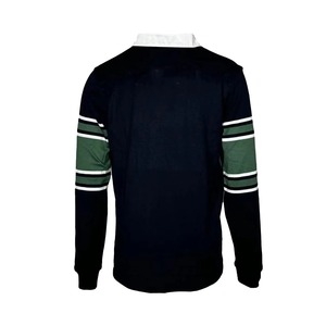 เสื้อเชิ้ตแขนยาวผู้ชาย ผ้าถักเนื้อแน่น 100% ผ้าฝ้าย ระบายอากาศได้ดี ปักโลโก้ด้านหน้า ย้อมเส้นด้าย สไตล์ลำลอง ทรงปกติ - Product Image 2