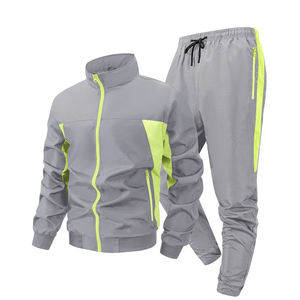 Chaqueta Deportiva con Diseño Superior y Logotipo para Hombre, Chándal Negro para Mujer con Chaqueta con Cierre - Product Image 5