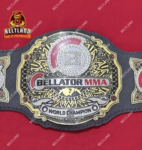 Ceinture de champion du monde de MMA Bellator, taille adulte, fabriquée en zinc, double couche - Product Image 3