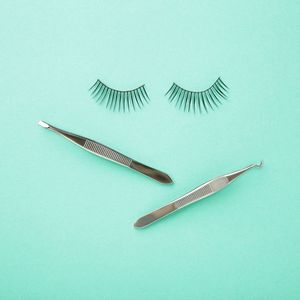 Pinzas de Precisión para Pestañas de Acero Inoxidable, Punta Suave, Herramienta de Belleza Profesional, 10 mm, HK-O-3219 - Product Image 6