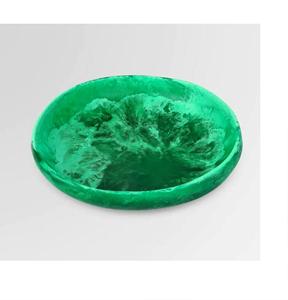 Tazón Decorativo de Resina Epoxi Pulida, Apto para Alimentos, Color Personalizado, Acabado Mármol, Ecológico y Duradero para Fiestas - Product Image 1