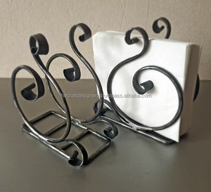 Luxury Gold Portable Napkin Display Stand Custom Wire Elegant Design High Quality Handmade Metal <b>Tissue</b> Holder Home <b>Wedding</b> Use - Product Image 4