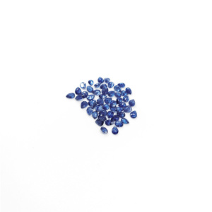 Saphirs bleus naturels de Bangkok, taille poire calibrée 4x5mm, pierres précieuses de saphir bleu naturel facettées pour la création de bijoux - Product Image 5