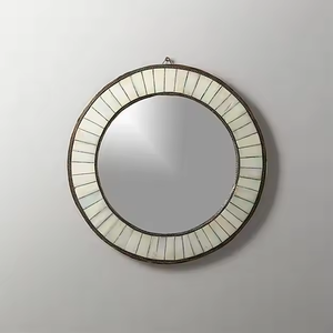 Bone Inlay <b>Mirror</b> Frame Stylish Hand <b>Crafted</b> Bone & Mother of Pearl Inlay <b>Mirror</b> Frame - Product Image 4