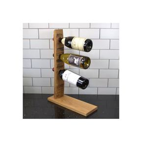 Estante de Madera para Botellas de Vino, Organizador de Exhibición, Almacenamiento de Vino, Nuevo Diseño Rectangular, Soporte de Madera para Botellas de Vino - Product Image 1