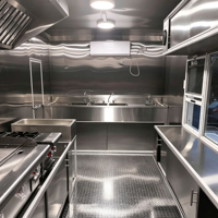 Camion de restauration commercial, remorque alimentaire avec cuisine complète entièrement équipée, remorque de concession mobile pour la restauration de rue