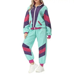 Chaqueta Deportiva Cortavientos para Mujer, al por Mayor, con Logotipo Personalizado, Multicolor, de Alta Calidad, Nuevo Diseño, Patrón Sólido, Estilo Vintage - Product Image 2