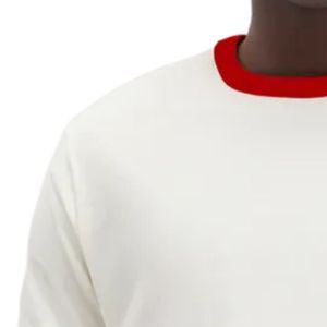 T-shirt Homme à Bordures Contrastées Manches Courtes Col Rond Décontracté Respirant Léger Quotidien Personnalisable Vente en Gros Vêtements Homme - Product Image 6