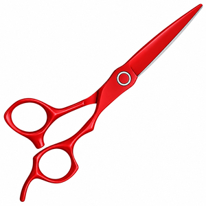 6 Inch Custom Logo Salon Hairdressing Scissor High Quality Stainless Steel Right-Handed <b>Long</b> <b>Handle</b> Beard Trimming <b>Shears</b> Low - Product Image 1