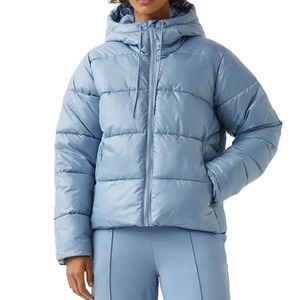 Chaqueta Acolchada de Invierno para Mujer, con Capucha, Tejida, Personalizada, Impermeable, Cortavientos, de Secado Rápido, Transpirable y Aislante, Venta al Por Mayor - Product Image 1