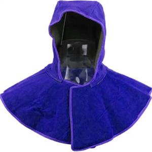 Blouson de soudeur industriel en cuir de vachette pleine fleur de haute qualité, protection renforcée, coutures soudées, anti-chaleur - Product Image 5