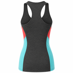 Women's Color Block Athletic Yoga Tank <b>Top</b> Racerback Slim Fit Gym Workout Sleeveless Shirt Quick Dry Breathable Sports Vest - Product Image 2