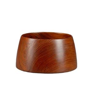 Bol à salade sain en bois de mangue naturel avec ensemble de serveurs bol à Table solide de haute qualité - Product Image 1