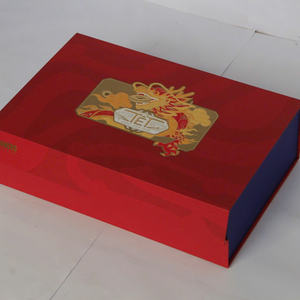 Wholesale Custom Printed Logo Corrugated Paper Gift <b>Box</b> 2025 New China High-End 2025 <b>Cookie</b> Gift <b>Box</b> with Handle - Product Image 3
