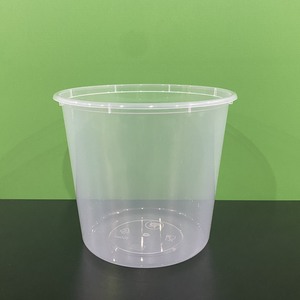 2026 New promotion 24/30oz Injection Round Shape Plastic Food Containers With <b>Lids</b> Transparent <b>Microwave</b> Safe Container - Product Image 3