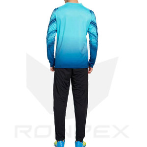 Uniformes de Portero de Fútbol Deportivos, 100% Poliéster, Hechos con el Mejor Material, Uniforme de Portero Personalizado de Color Sólido - Product Image 3