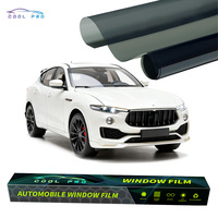 Film Métallique Réfléchissant Noir COOL PRO 2 Plis, Film Solaire de Qualité Supérieure, Film Céramique Nano