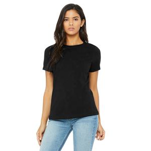 TEE À MANCHES COURTES EN JERSEY DÉCONTRACTÉ POUR FEMMES Coupe ample pour un style sans effort T-shirt respirant à col rond super doux idéal pour l'impression dtg - Product Image 1