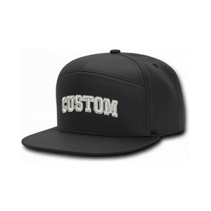 Casquette Snapback 7 Panneaux Broderie Personnalisée Vente en Gros Casquette de Baseball à Visière Plate Réglable Haute Qualité Streetwear - Product Image 2