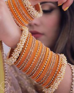 Bracelets en verre personnalisés en couleur et en taille à prix de gros 2025 – Ensembles de bracelets Churi faits à la main pour femmes - Product Image 5