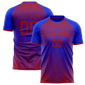 เสื้อฟุตบอลพิมพ์ลายคอกลมแขนสั้นสำหรับผู้ชาย ดีไซน์ใหม่ แห้งเร็ว ระบายเหงื่อได้ดี คุณภาพเยี่ยม ขายดี - Product Image 1