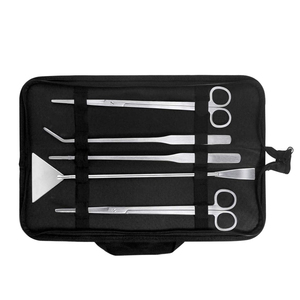 Kit d'outils d'aquascaping en acier inoxydable 5 pièces, pinces, ciseaux et outils pour substrat pour plantes aquatiques - Product Image 4