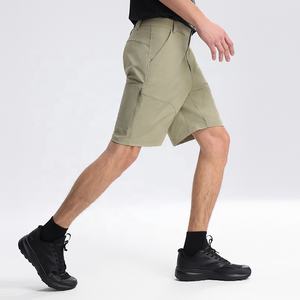 Pantalones cortos de 140 g/m², 100 % poliéster, ligeros, de secado rápido, transpirables, con bolsillos con cremallera, para actividades al aire libre, camping y senderismo, para hombre. - Product Image 5