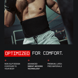Cinturón Reductor de Cintura de Neopreno Sin Látex, Banda Ajustable para Sudoración Efecto Sauna, Soporte Contorneado para Cintura, para Hombres y Mujeres, Gimnasio, Ejercicio, OEM - Product Image 4