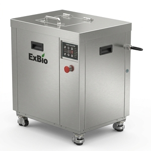 Procesador de Residuos Alimenticios Exbio de 25 kg, Acero Inoxidable, con Motor, Sistema de Compostaje sin Olores para Reciclaje de Residuos Orgánicos en Restaurantes - Product Image 1