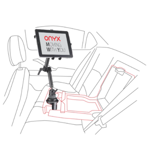 Cup <b>Holder</b> Phone Mount for <b>Car</b> Carbon Fiber 360 Adjustable <b>Tablet</b> iPad Camera <b>Holder</b> Heavy Duty No-Drill - Product Image 4