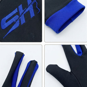 Guantes de Snooker Unisex con Logotipo Personalizado, Cómodos, de Tres Dedos, Construcción Textil Flexible, Agarre Estable del Taco, Soporte para el Juego - Product Image 4