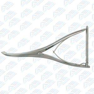 Écarteur Inge Lamina de 11 pouces à lames concaves dentelées, micro-pointe de 1 mm, instrument chirurgical orthopédique, instruments de neurochirurgie - Product Image 5