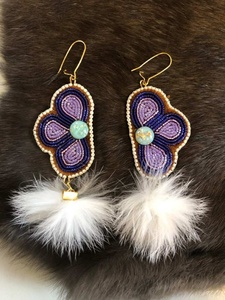 Boucles d'oreilles pendantes bohèmes faites à la main avec perles de rocaille, bijoux indiens colorés et tendance pour femmes et jeunes filles, cadeaux de fête - Product Image 4