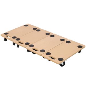 Carretilla para Mover Muebles de Madera Resistente, Soporta de Forma Segura hasta 500 Libras, Ruedas para Mover Piano, Sofá, Refrigerador y Otros Artículos Pesados - Product Image 1