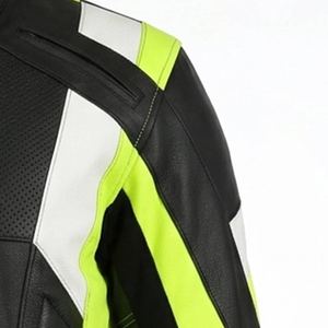MGenuine Unisex Adult <b>Motorcycle</b> Racing Leather <b>Jackets</b> Plus Size Flame-Retardant Waterproof CE Armoured Motorbike <b>Jacket</b> - Product Image 4