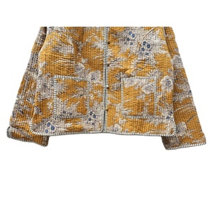 Chaqueta acolchada de estilo Vintage de algodón hecha a mano india, prendas de vestir para mujer, chaqueta bohemia y cómoda, regalo para ella - Product Image 5