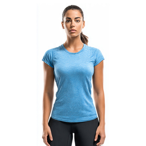 High Quality Athletic Gym T Shirts Women Workout Fitness Wear Tee Shirt Ladies Quick Dry <b>Running</b> T Shirt Women's - Product Image 2