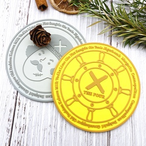 OEM Taza redonda Café Taza de té PVC Posavasos de goma - Product Image 5