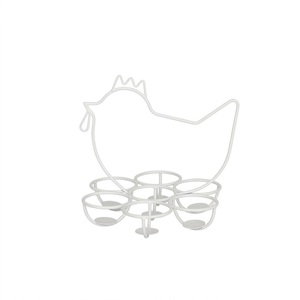 Vintage Antique Brass Chicken <b>Egg</b> Holder Stand 6 Slot Decorative Metal Hen <b>Egg</b> Rack For Rustic Farmhouse Kitchen Countertop - Product Image 2