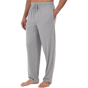 Pantalones Deportivos para Hombre, Grises, Mezcla de Poliéster/Algodón, Cintura Elástica con Cierre de Cordón, Estilo Casual, Bolsillos Laterales, Secado Rápido - Product Image 2